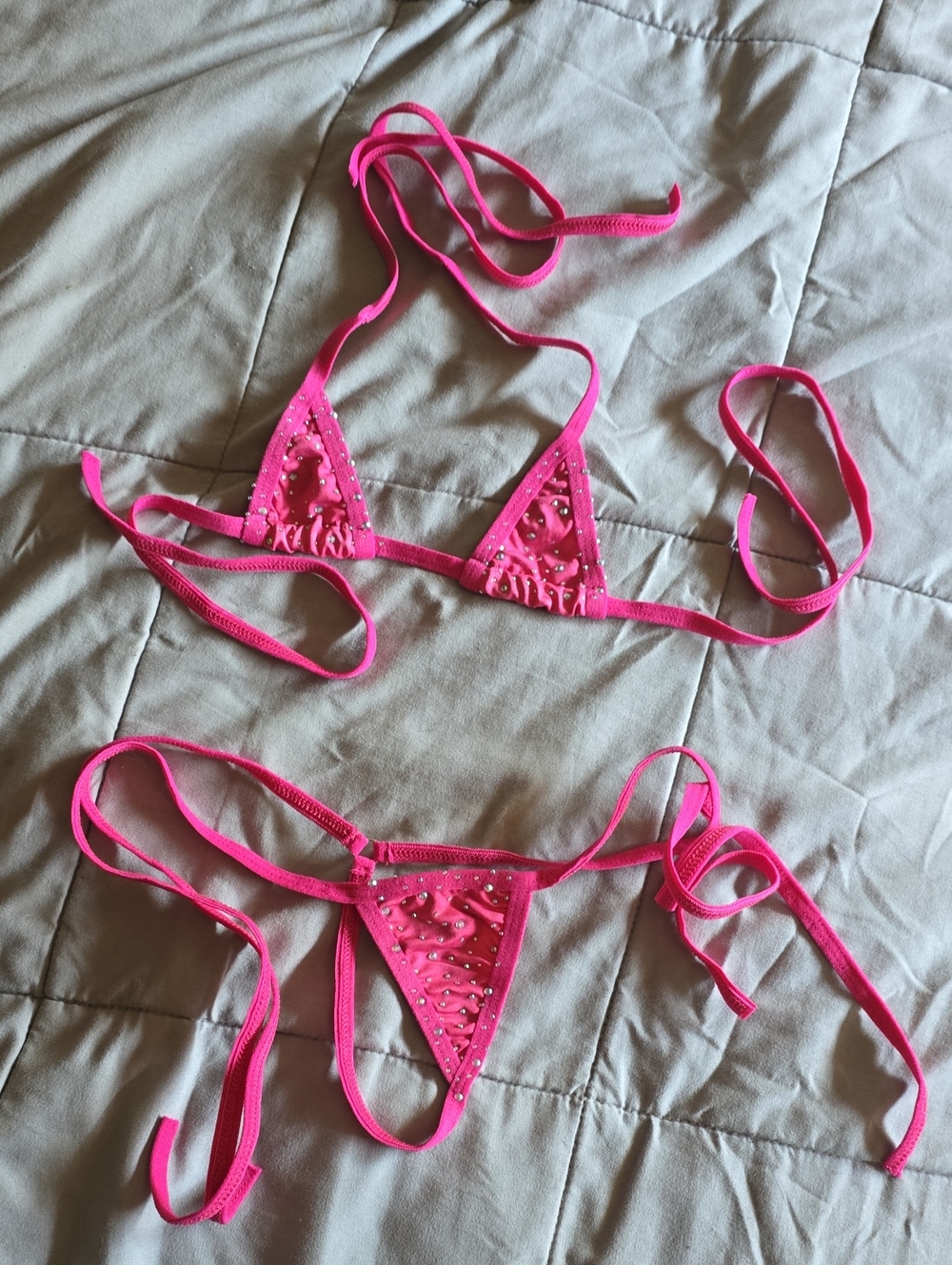 Rhinestone Micro Bikini